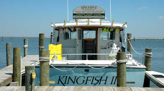 Kingfish II at dock